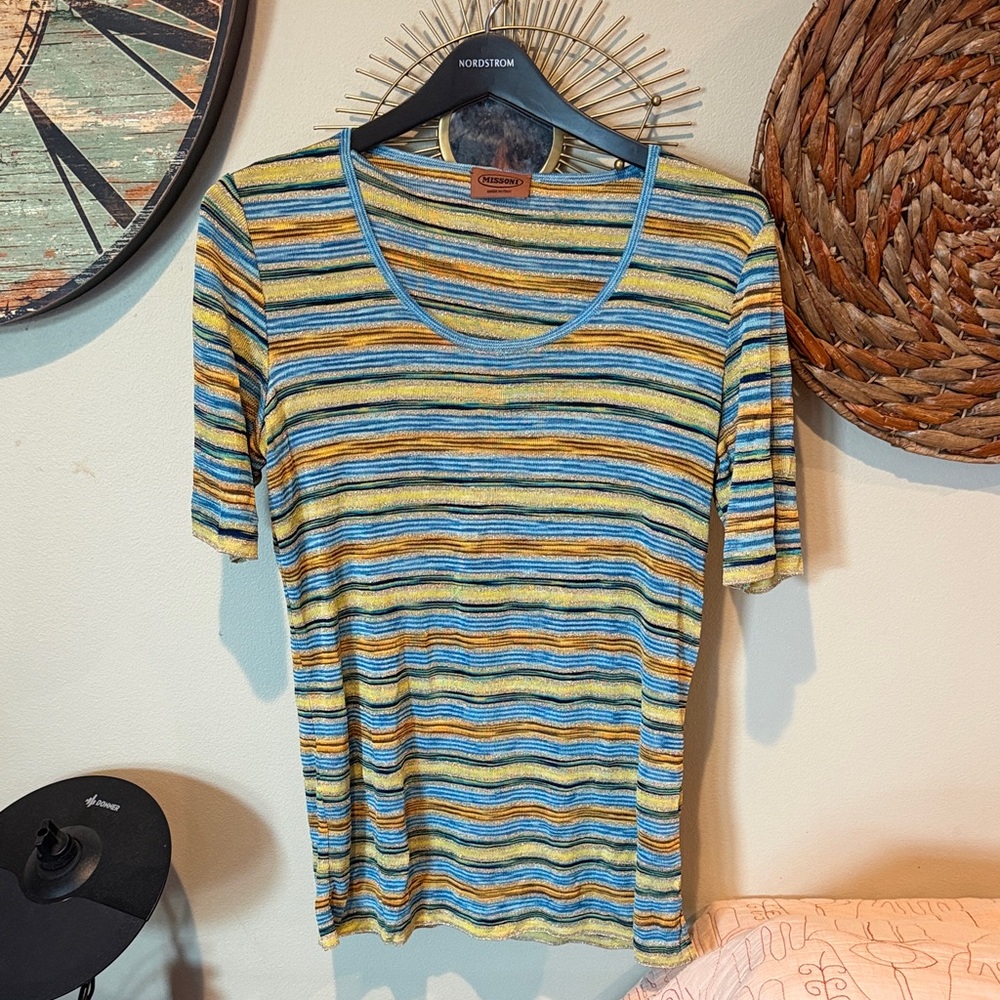 Flash sale- MAKE YOUR OFFER- Missoni Multicolor Striped Women's Top